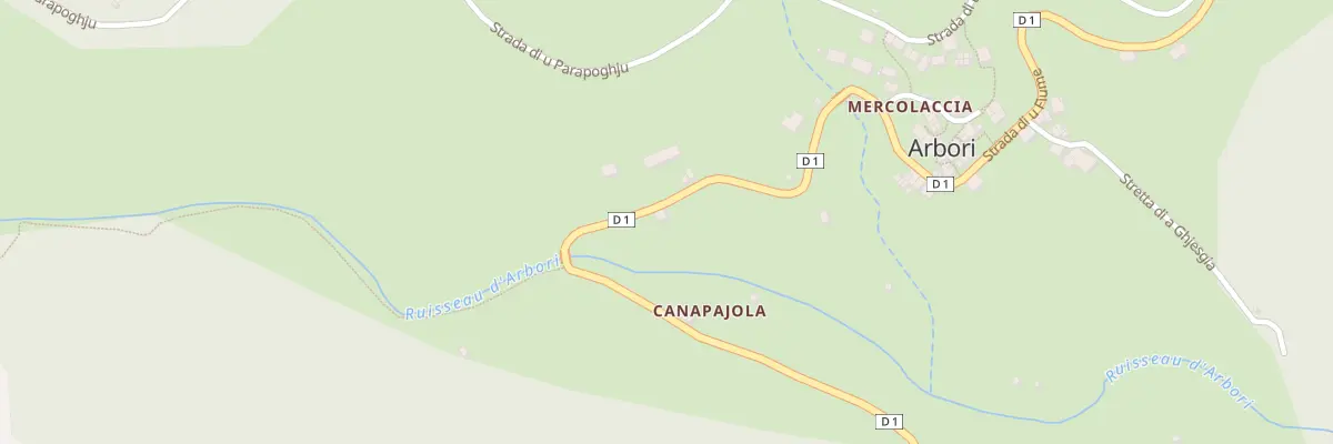 Plan du 5091 Canapajola à Arbori