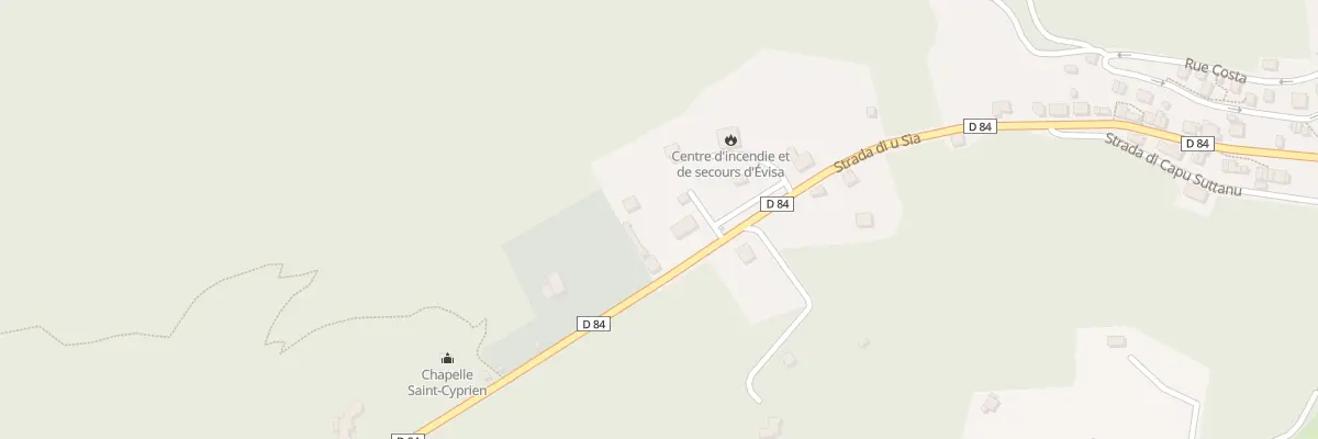 Plan du 5212 Rimpianata à Évisa