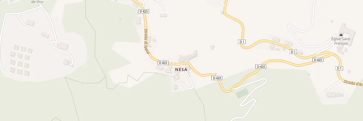 Plan du 5244 Nesa à Vico