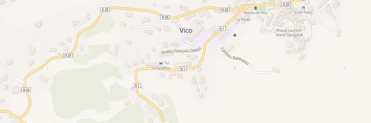 Plan du 5183 Fontanella à Vico