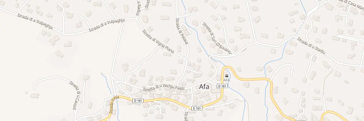 Plan du 5439 Cavone à Afa