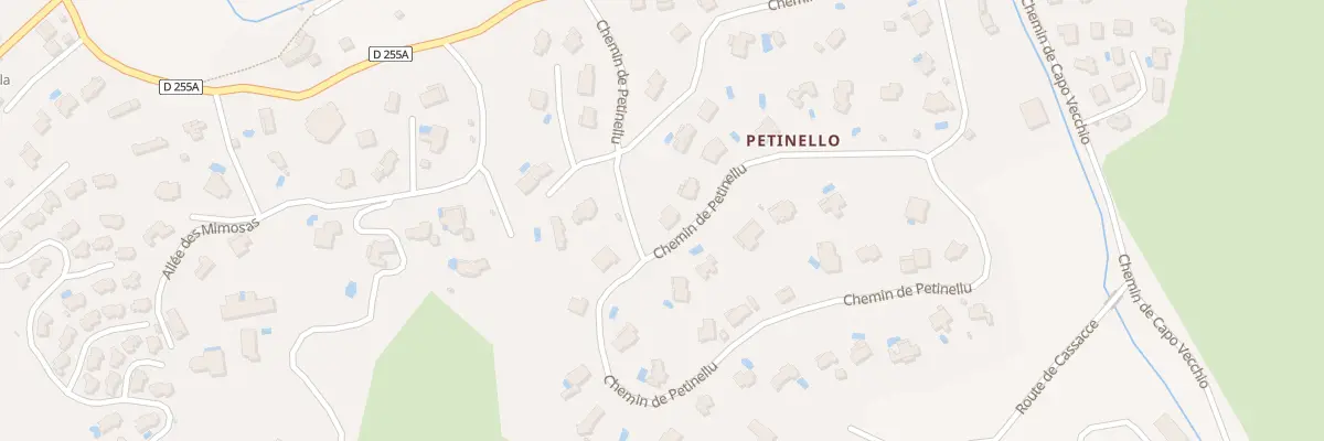 Plan du 5568 Pruno à Pietrosella