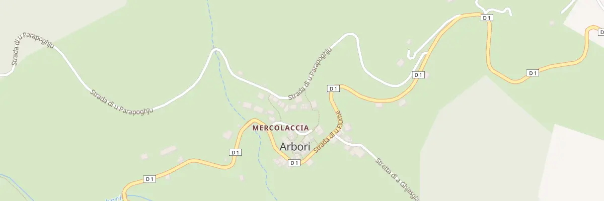Plan du 5046 Mercolaccia à Arbori