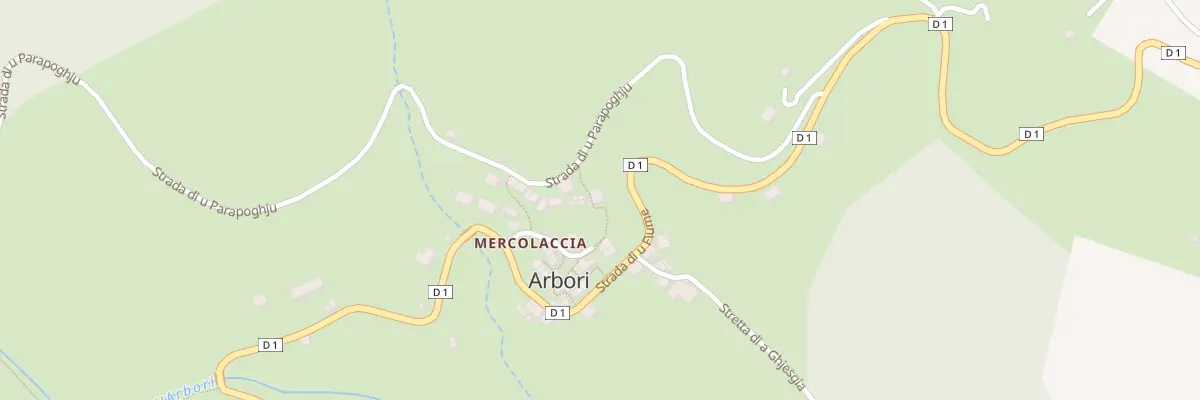 Plan du 5045 Mercolaccia à Arbori