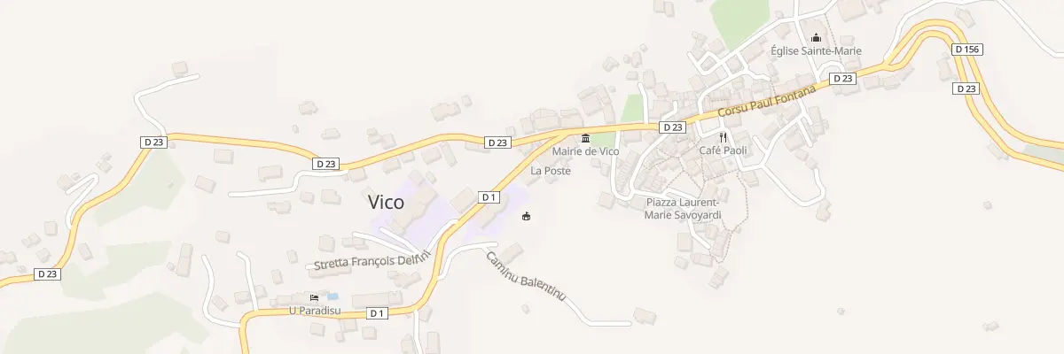 Plan du 5161 Ponte à Vico