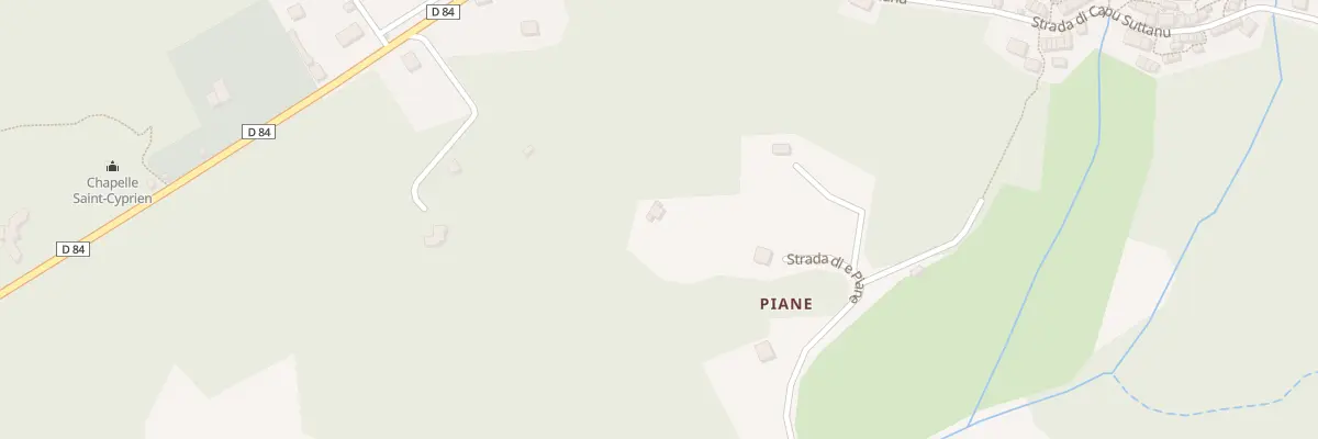 Plan du 5155 Piane à Évisa