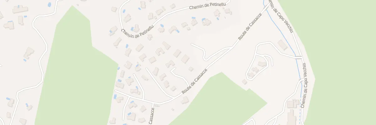 Plan du 500F Casacie à Pietrosella