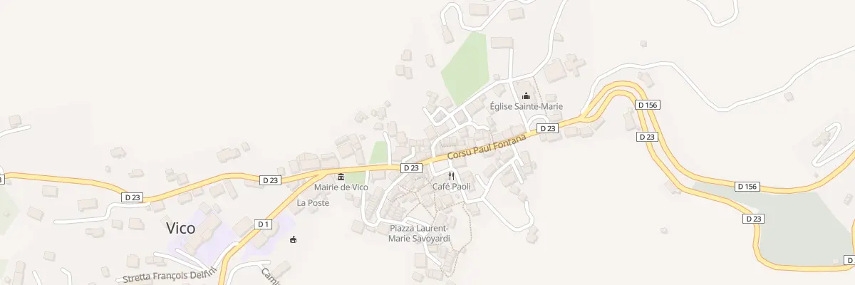 Plan du 5057 Vico à Vico