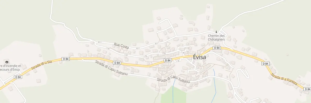 Plan du 5016 Costa à Évisa