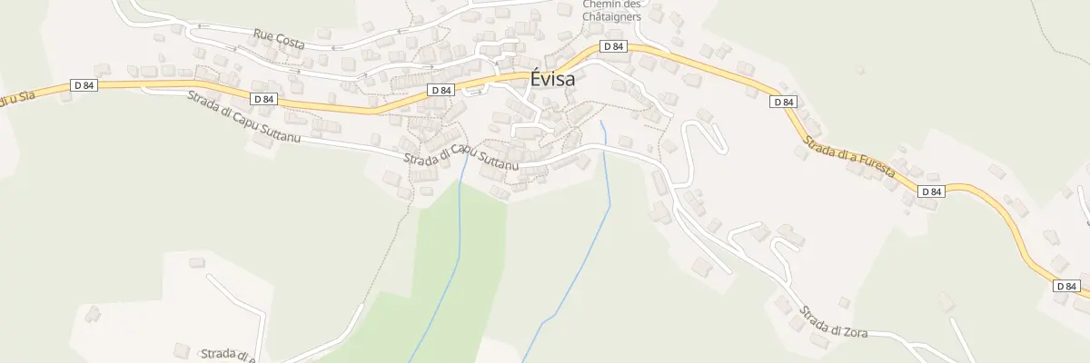Plan du 5128B Capo Sottano à Évisa