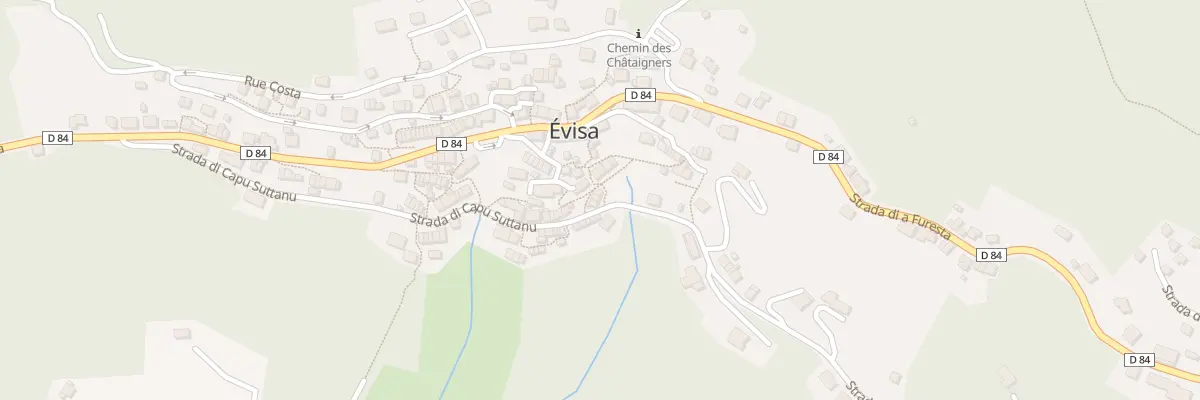 Plan du 5147 Piazza Bianca à Évisa