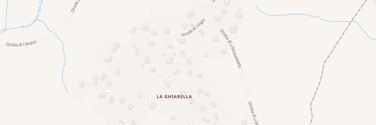 Plan du 5748 La Ghiarella à Afa