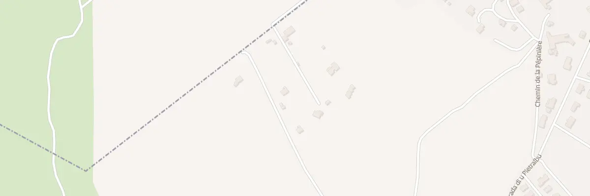 Plan du 980 Rte Strada Di U Vitricellu à Calenzana