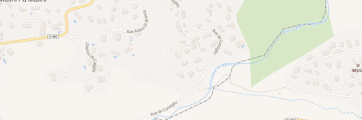Plan du 5486 Tozza à Albitreccia