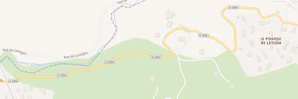 Plan du 625F Valle Dell Olmo à Pietrosella