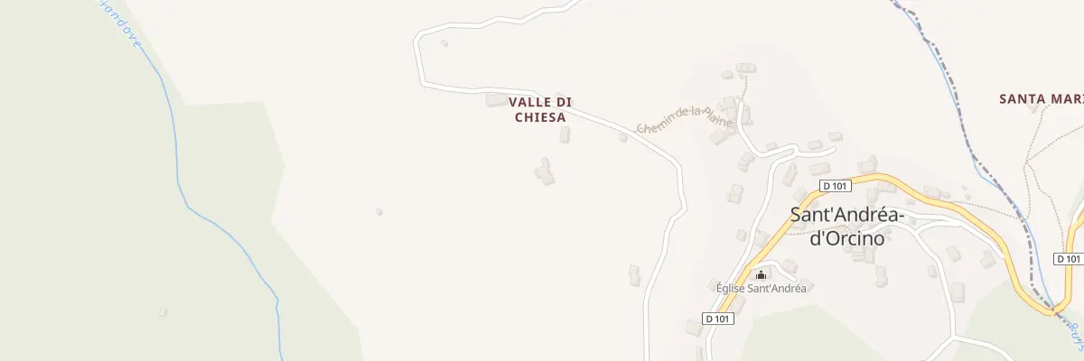 Plan du 5095 Vigna Di Chiesa à Sant’Andréa-d’Orcino