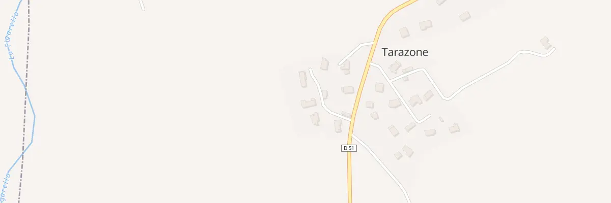 Plan du 410 Alzarese à Moncale
