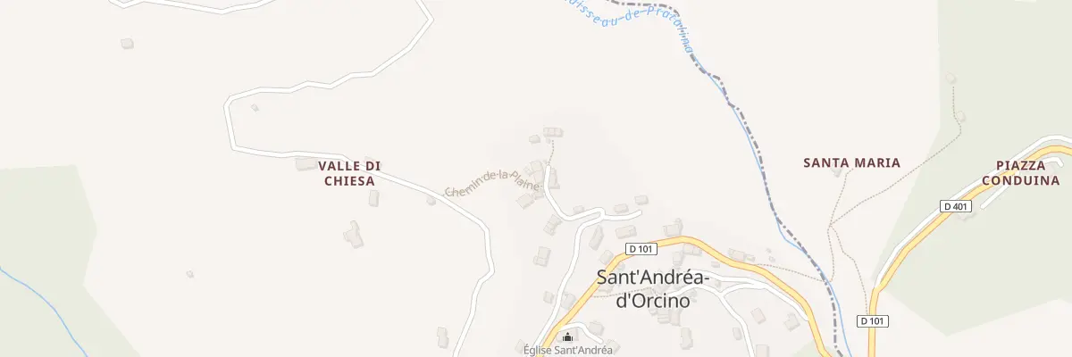 Plan du 5014 Pustanu à Sant’Andréa-d’Orcino