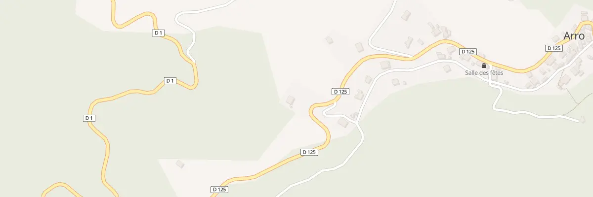 Plan du 5045 La Vazina à Arro