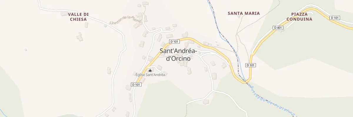 Plan du 5035 Suprano à Sant’Andréa-d’Orcino