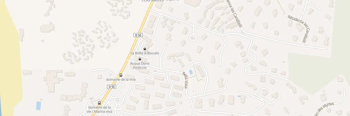 Plan du 5942 Trenaghiatta à Grosseto-Prugna