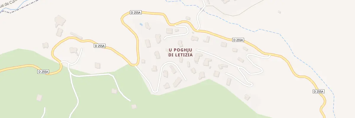 Plan de Orziolo à Pietrosella