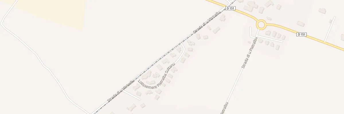 Plan du 14B Lot Pietralba Suttanu à Calenzana