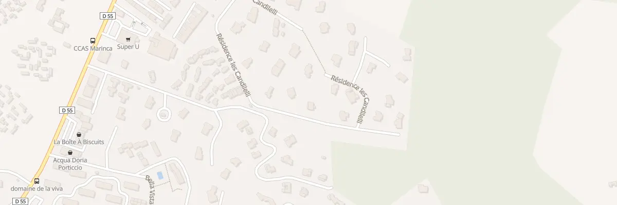 Plan du 5706 Lot Les Candilelli à Grosseto-Prugna