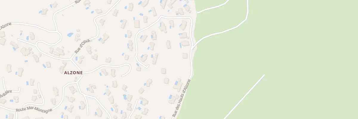 Plan du 198F Montolello à Albitreccia