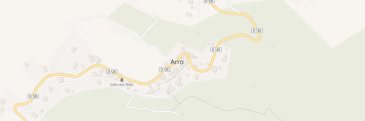 Plan du 5024 Arro à Arro