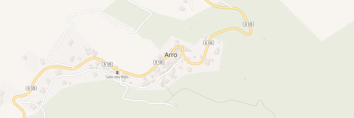 Plan du 5019 Arro à Arro