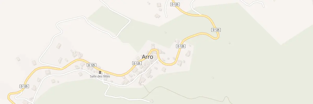 Plan du 5029 Arro à Arro