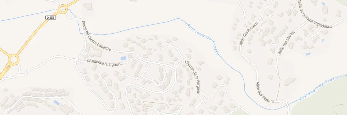 Plan du 5401 Vge de Terra Bella à Grosseto-Prugna