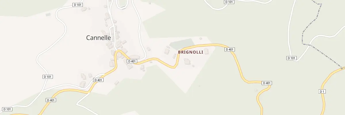 Plan du 5055 Capo Lanaccio à Cannelle