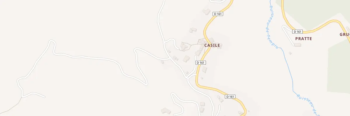 Plan du 9001 Casile à Valle-di-Mezzana