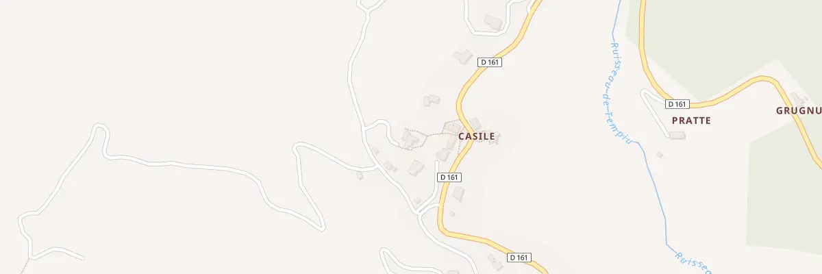 Plan du 5024 Casile à Valle-di-Mezzana
