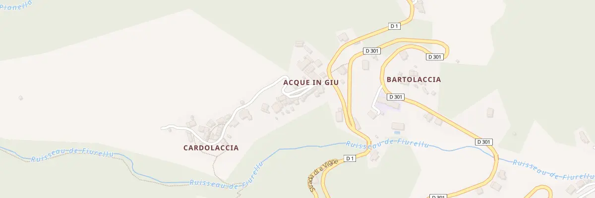 Plan du 5029 Acquangiu à Sari-d’Orcino