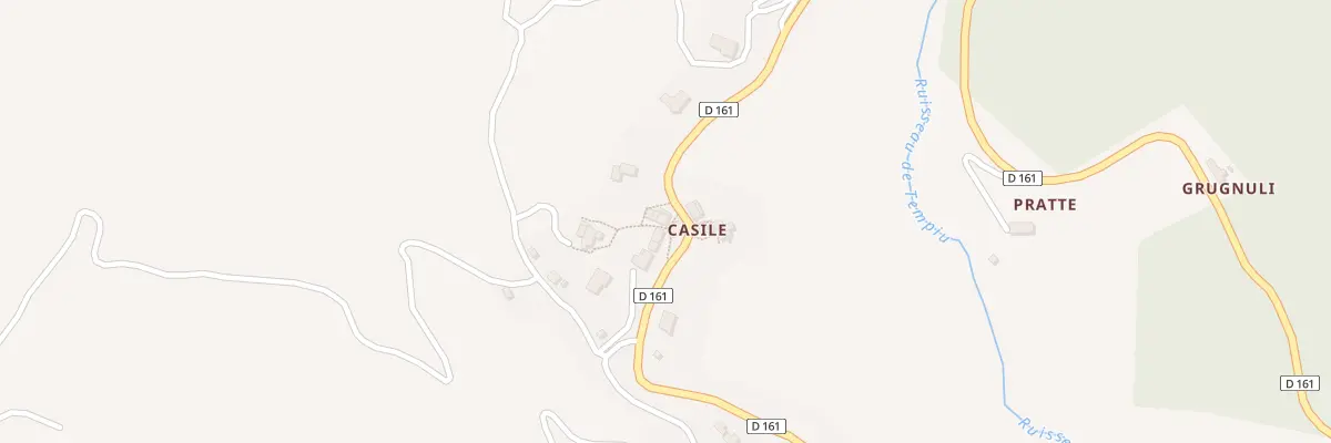 Plan du 5019 Casile à Valle-di-Mezzana
