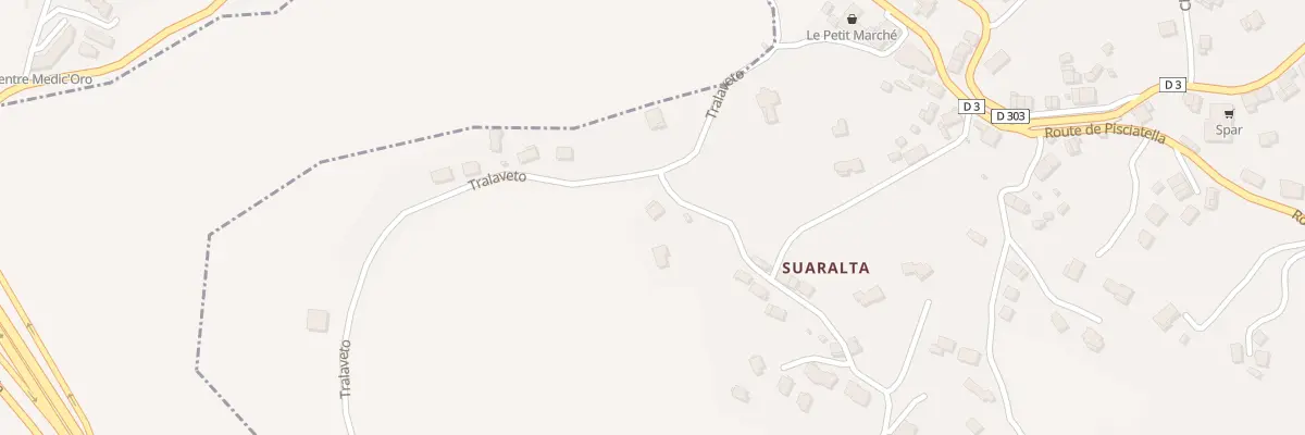 Plan du 5714 Suaralta à Bastelicaccia
