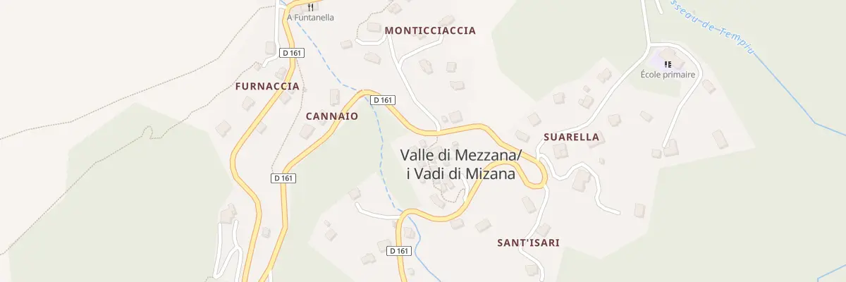 Plan du 5071 Cannaio à Valle-di-Mezzana
