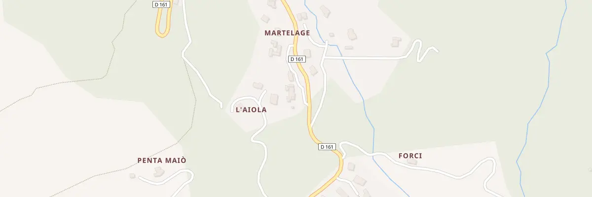 Plan du 5140 Aiola à Valle-di-Mezzana