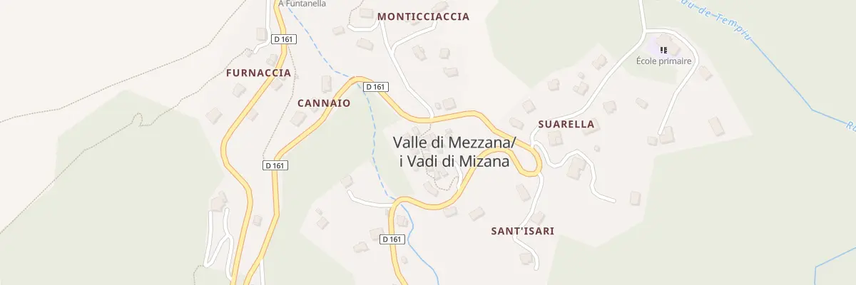 Plan de Opapo à Valle-di-Mezzana