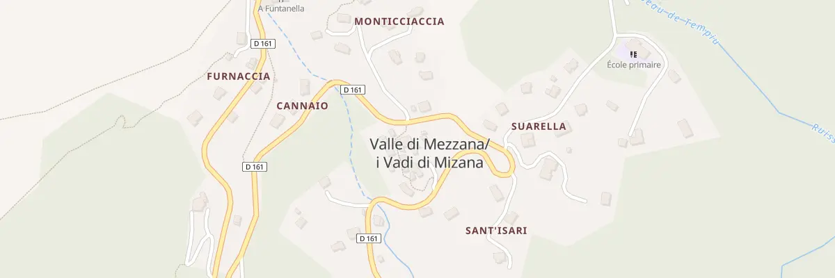 Plan du 5115 Orto et Chiosa à Valle-di-Mezzana