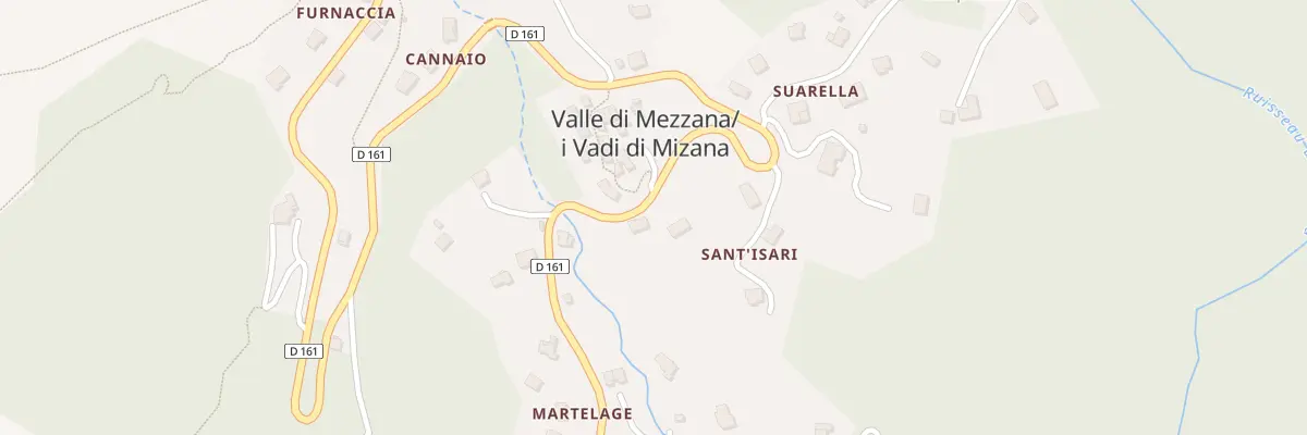 Plan de Figua Bianca à Valle-di-Mezzana