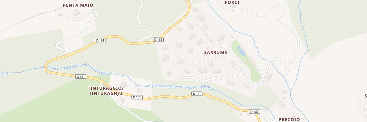Plan du 1435 Lot Les Bois de Sarrume à Valle-di-Mezzana
