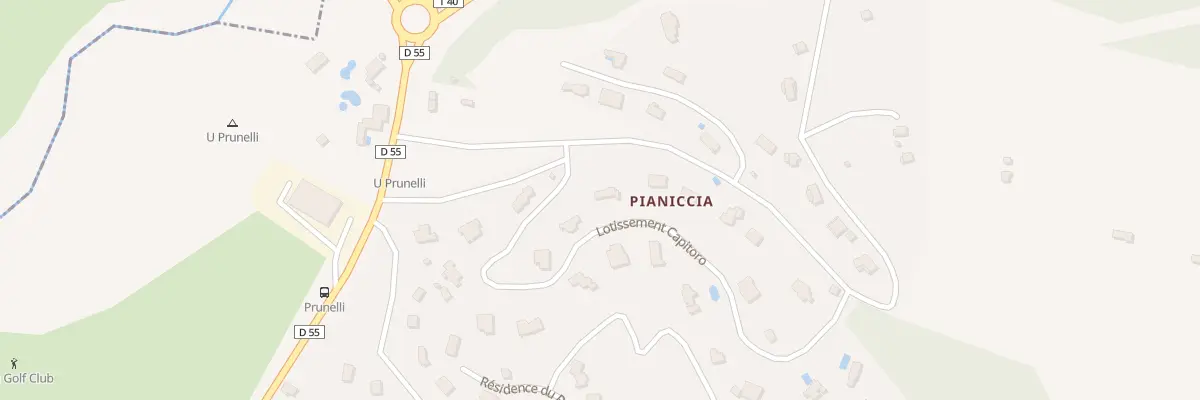 Plan du 5219 Pianiccia à Cauro