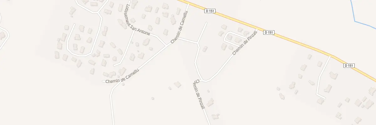 Plan du 5007 Pietralba à Calenzana