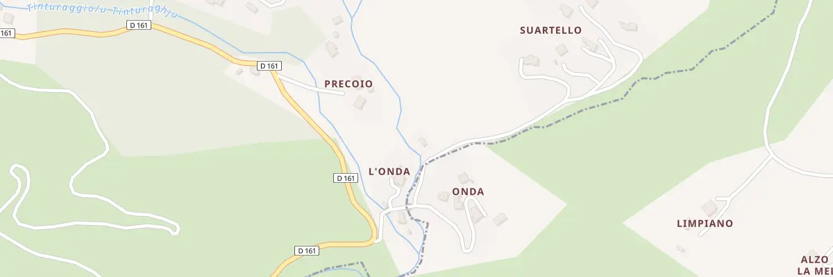 Plan du 5138 Suartello à Valle-di-Mezzana