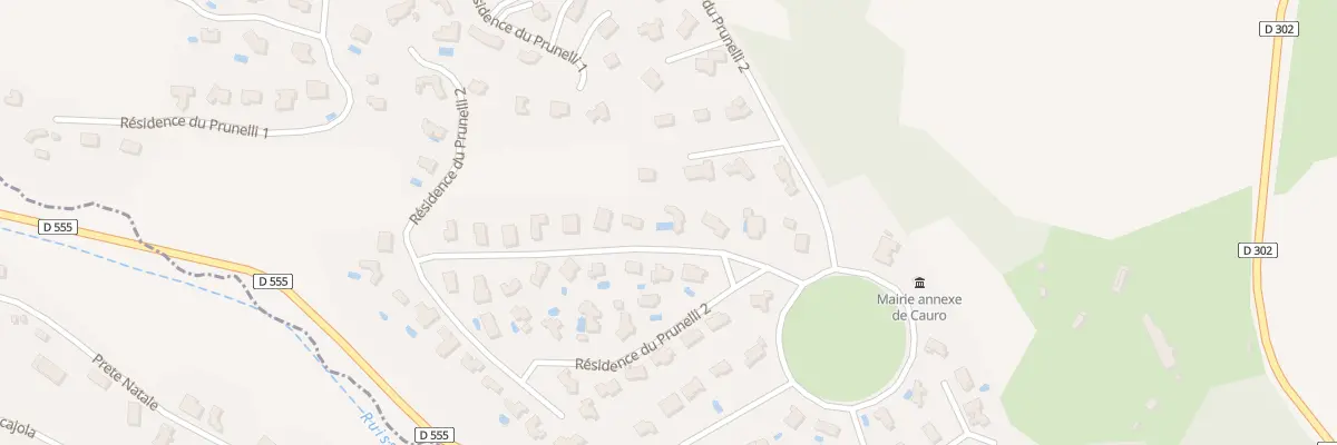 Plan du 45 Lot Prunelli 2 à Cauro