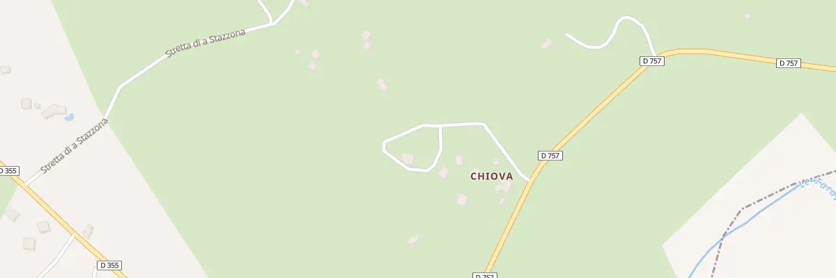 Plan du 1 Favalella à Serra-di-Ferro